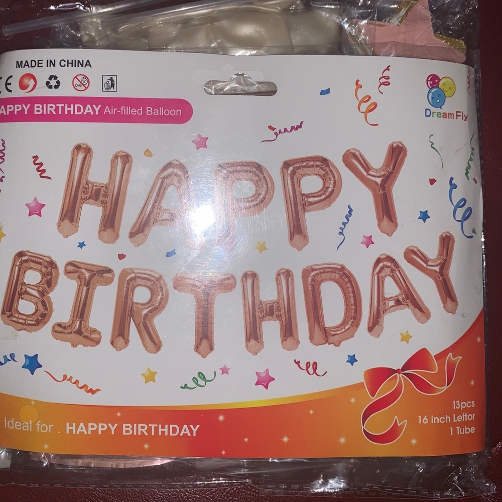 Happy Birthday balloon pack